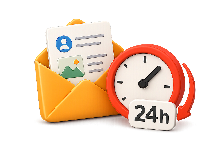 Prix fixe et délai de livraison OnePageOneDay