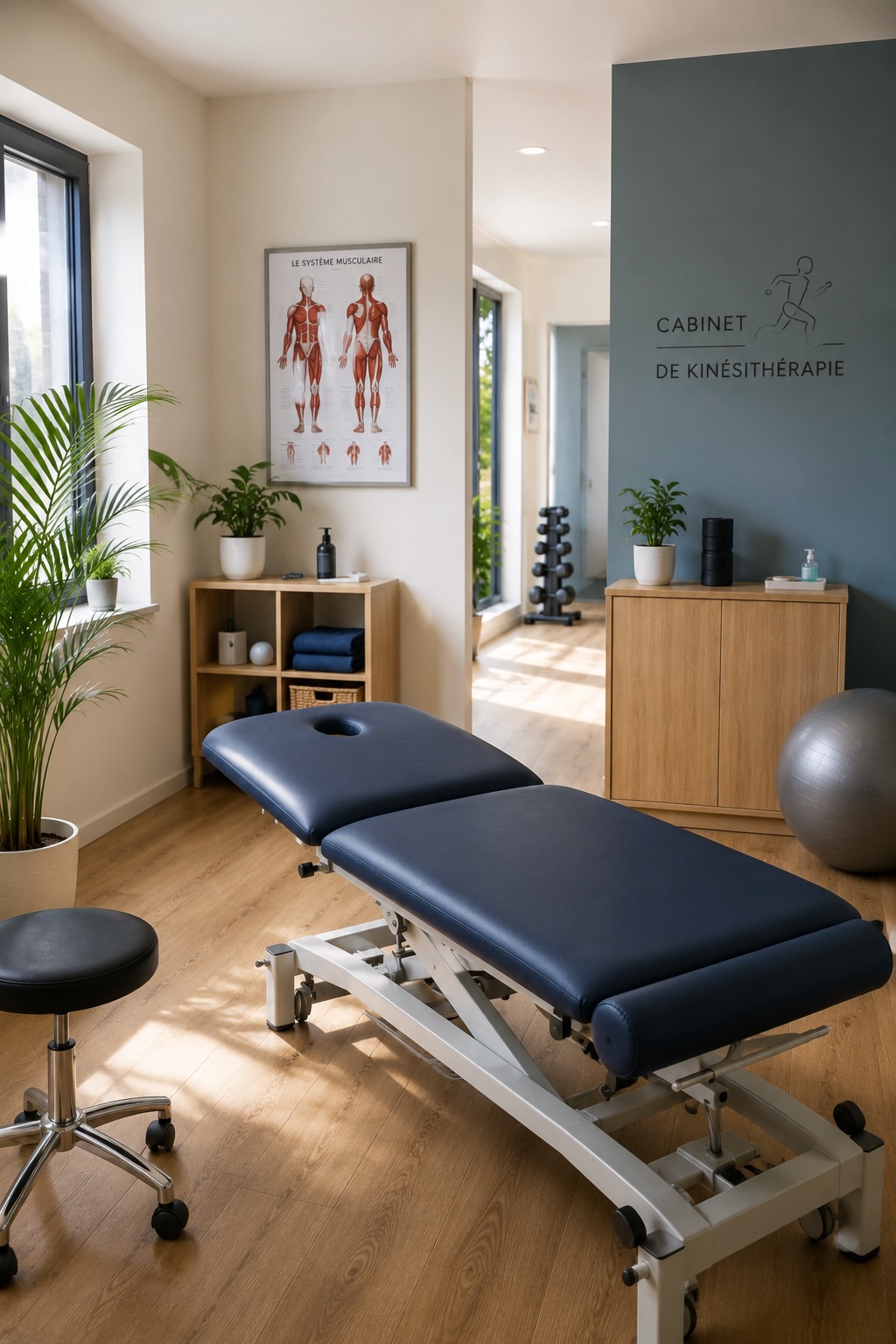Exemple de site professionnel pour un cabinet de kinésithérapie
