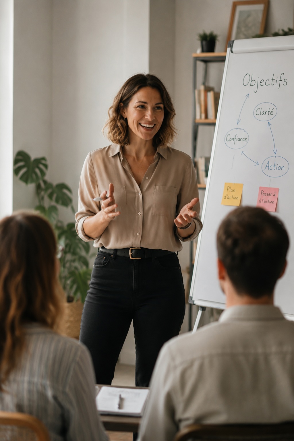 Client consultant le site d'un coach avant de choisir un accompagnement personnalisé